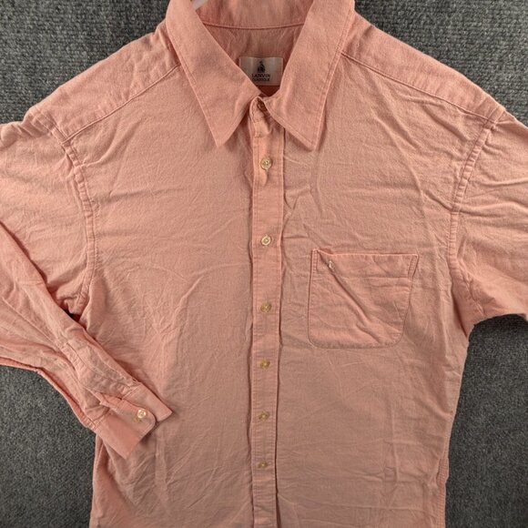 Lanvin Classique Orange Oxford Button Up Shirt Long Sleeve Men Size 100 (M/L) - Picture 1 of 16
